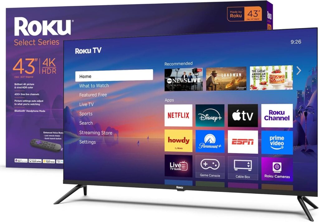 Best TV – Roku Smart TV 2025 – 43-Inch, 4K HDR Review