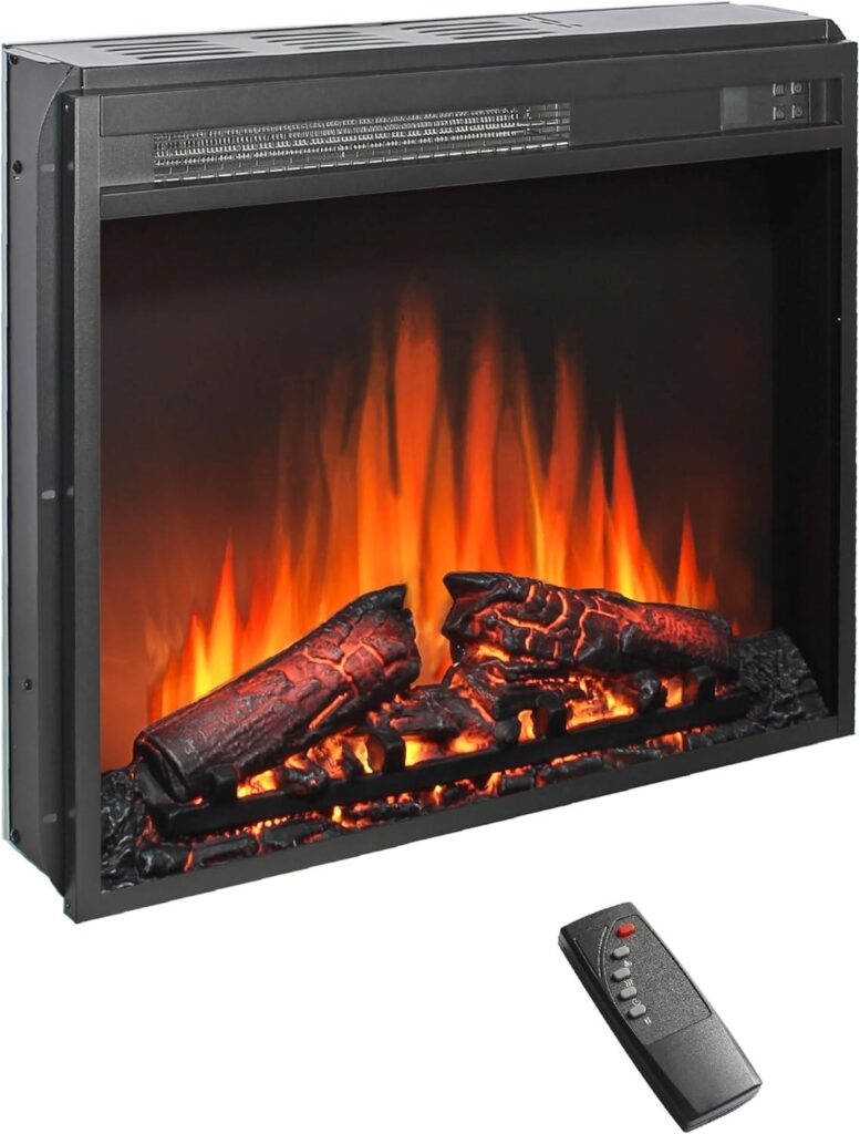 Best Electric Fireplace – 23″ Fireplace Insert with Remote Review