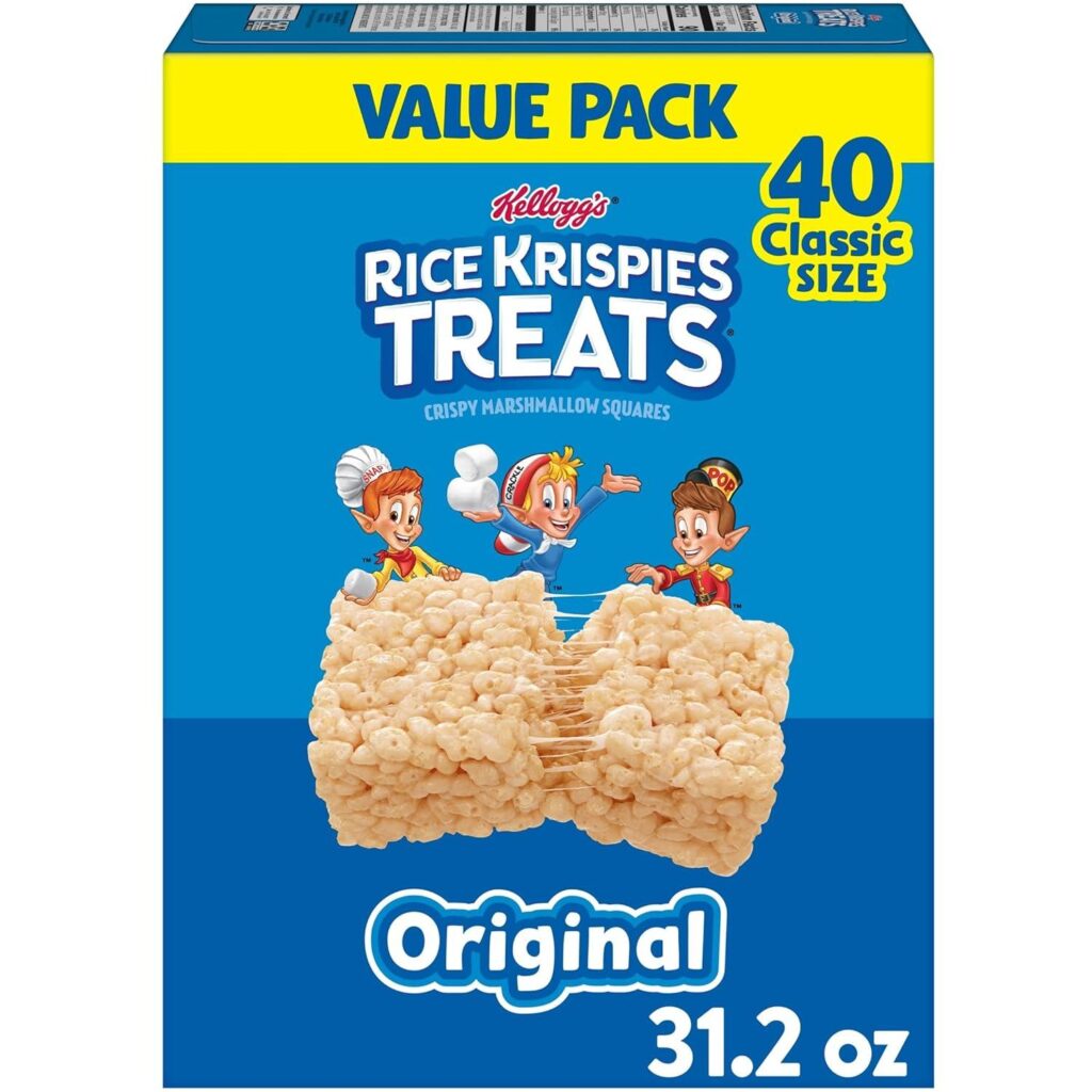 Best Kids Snacks – Rice Krispies Treats Crispy Marshmallow Squares Review