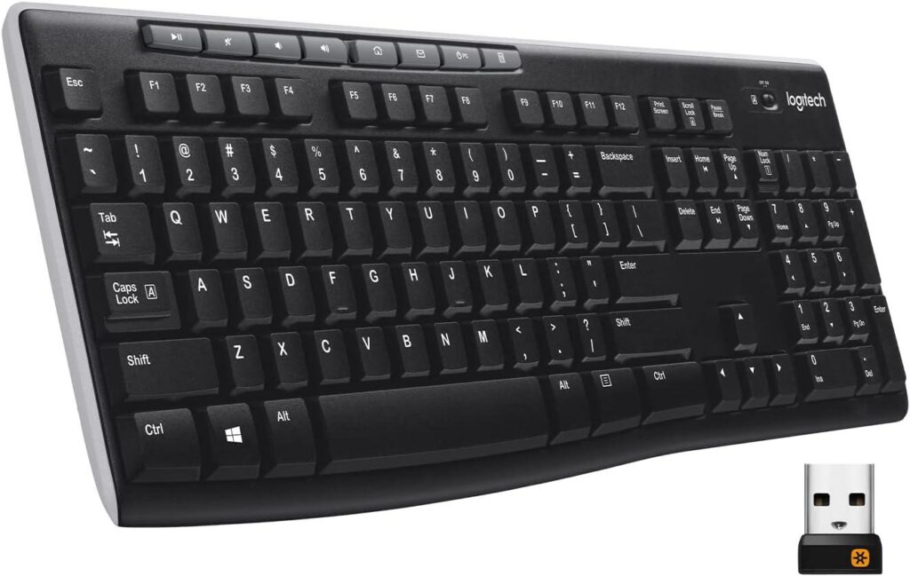 Best Wireless Keyboard – Logitech K270 Full-Size Review