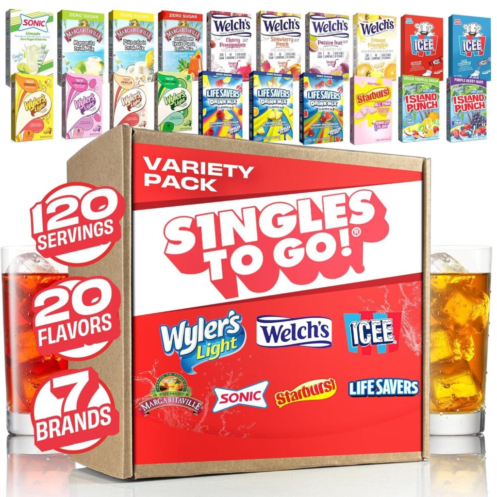Best Powdered Drink Mix – Singles To Go! 120ct Review