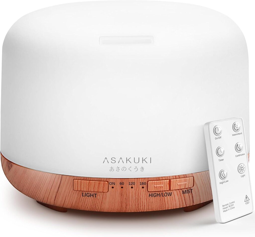 Best Home Diffuser – ASAKUKI Essential Oil Diffuser 500ml Review