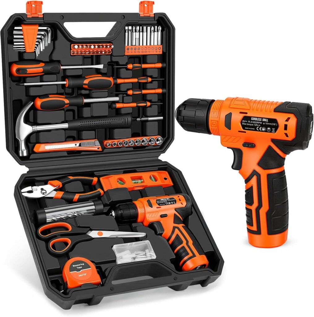 Best Tool Kit – 139-Piece Tool Set with 8V Cordless Drill Review