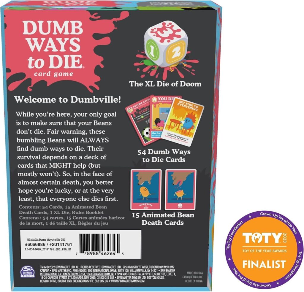 Best Card Game – Spin Master Games, Dumb Ways to Die Review