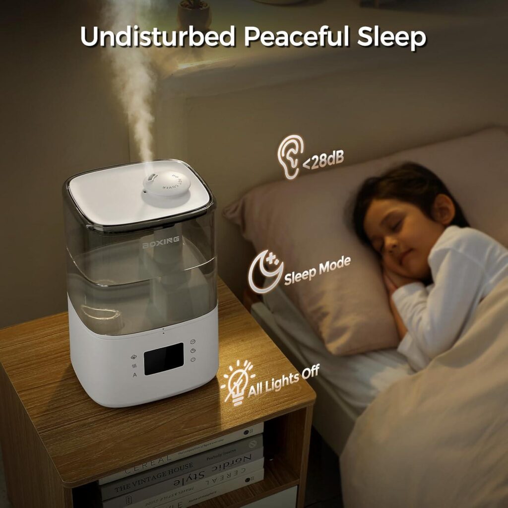 Best Humidifier – BOXING Warm and Cool Mist Humidifiers Review
