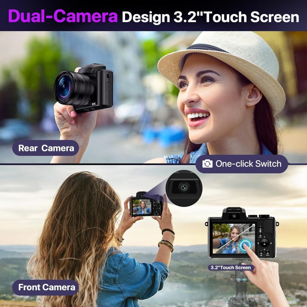 Best Digital Camera – 8K WiFi Vlogging Camera with Dual Lens Review