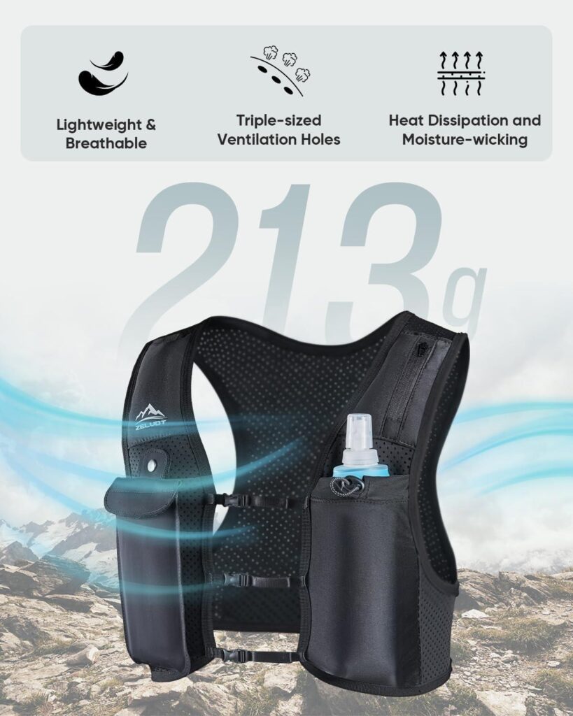 Best Running Vest – Adjustable Hydration Backpack for Marathon Review