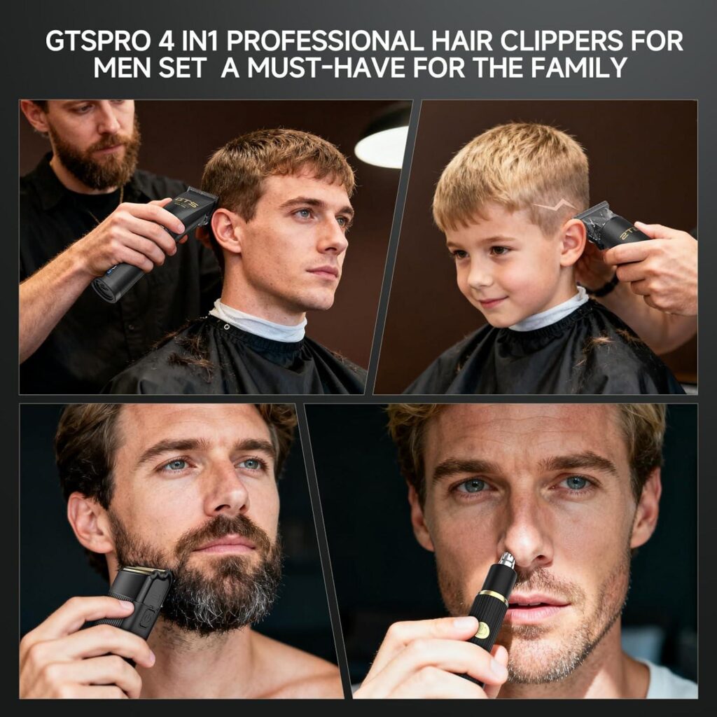 Best Men’s Hair Clippers – GTS Professional 4-in-1 Trimmer Review
