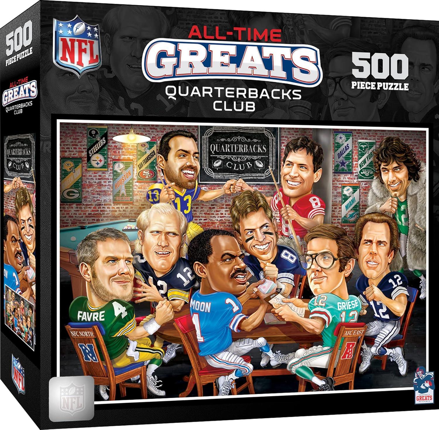 Compared NFL All-Time Greats Puzzle: 500 Pieces, Tested Design vs. Trend