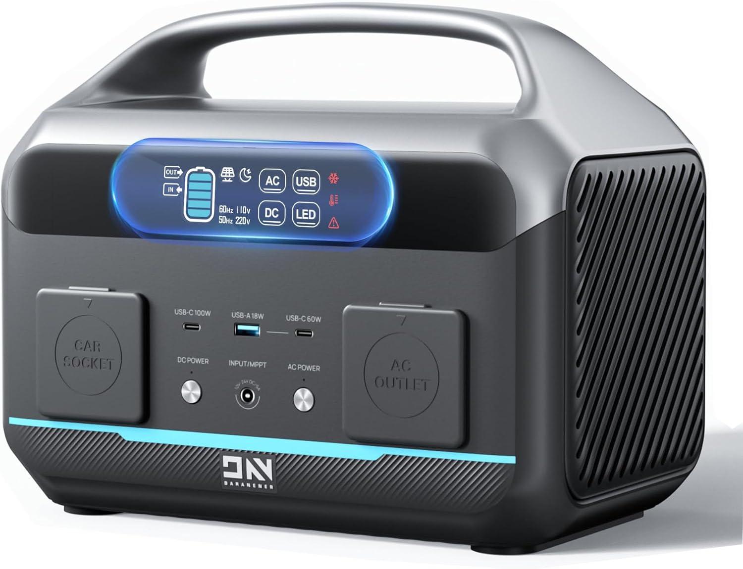 Portable Power Tested: VS 600W, 576Wh, Fast Charge, Solar Home Backup… versatile camping perfect!