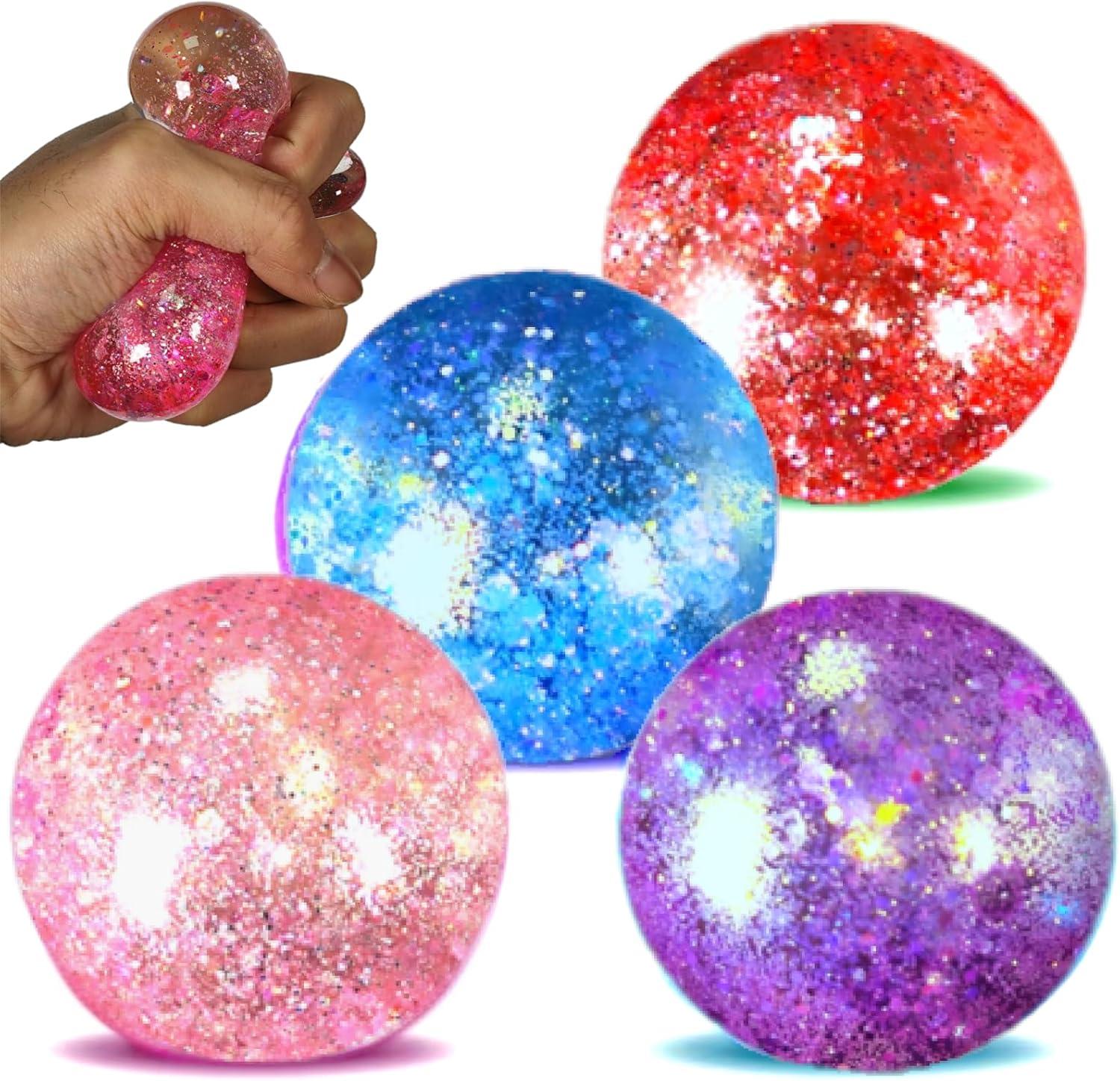 Stress-Ball Showdown: Sparkly Sensory Fun for All Ages