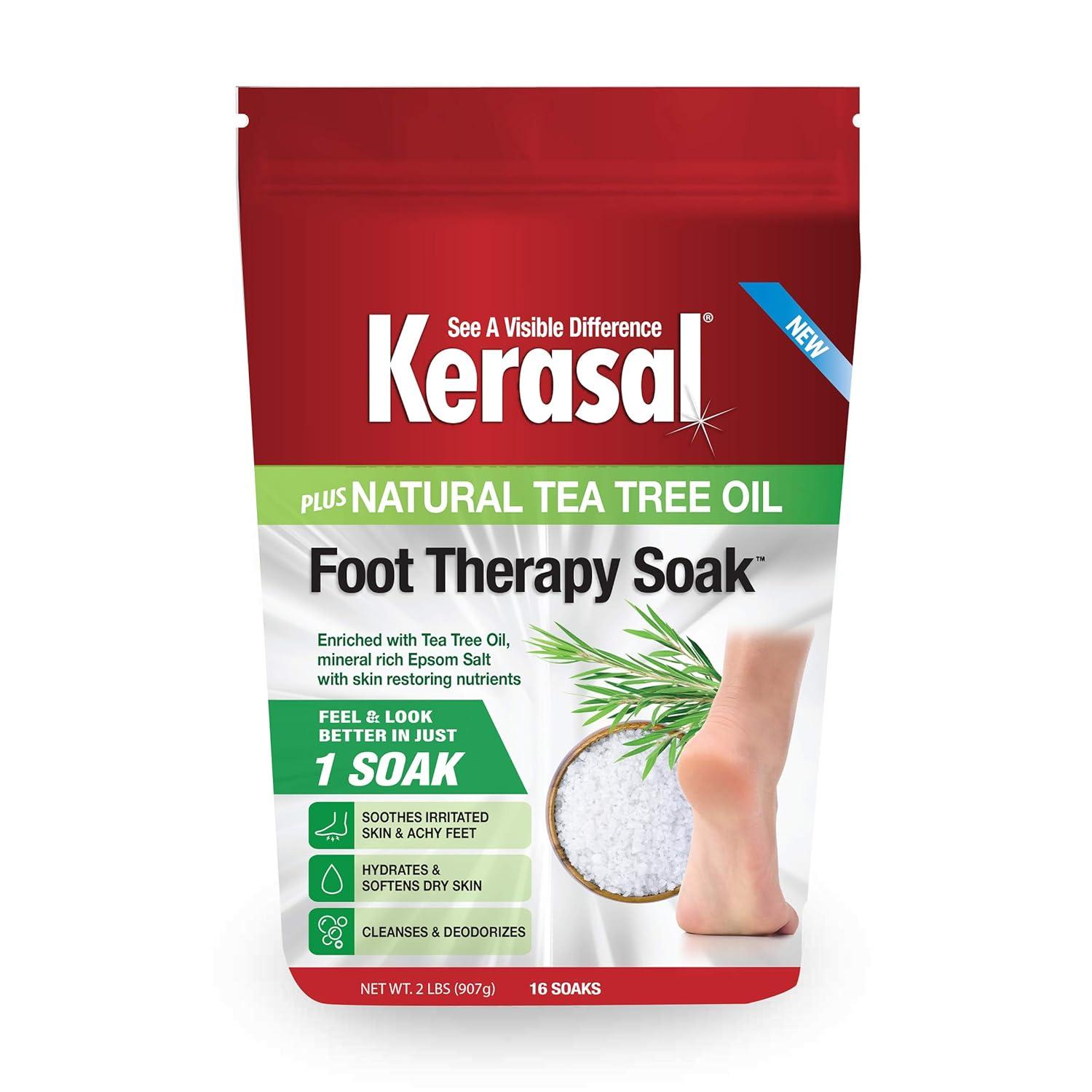 Kerasal Foot Therapy Soak vs. Budget-Friendly Foot Soak: Surprising Relief for Dry Feet (2 lbs)