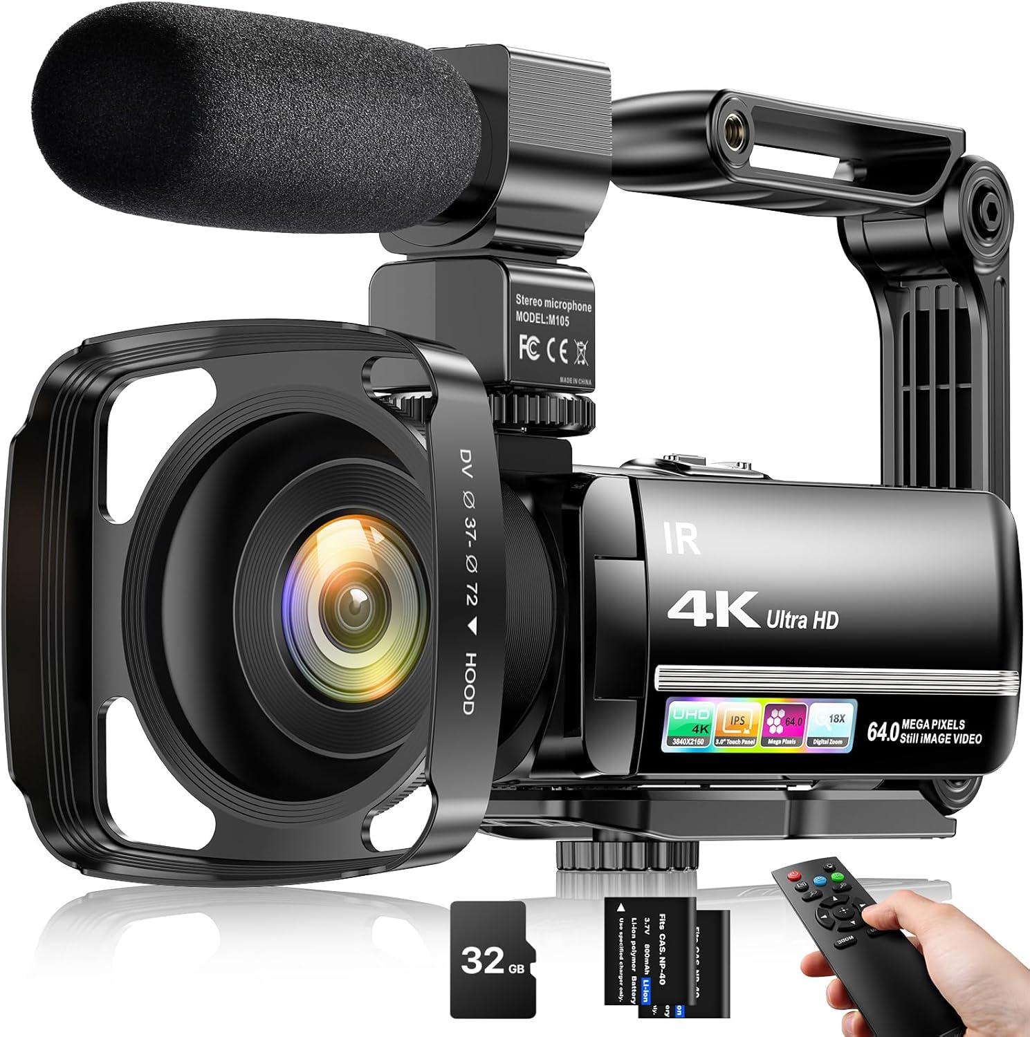 Camcorder Showdown: 64MP vs 32GB Card? Surprising Insight for Vloggers' Needs