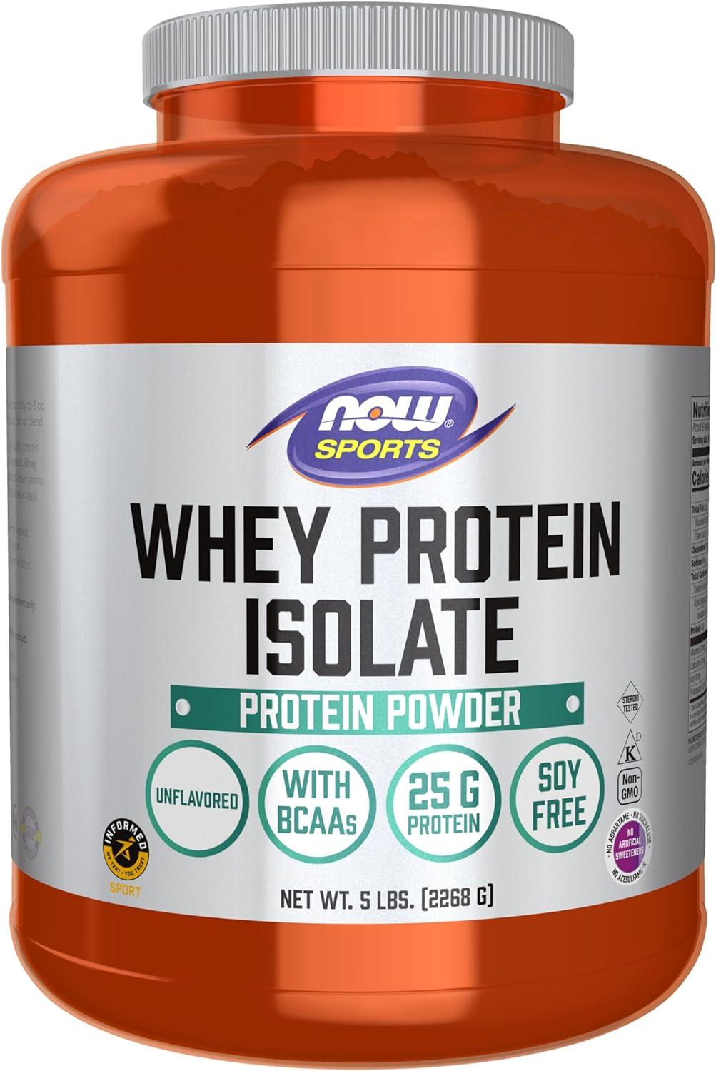 NOW Foods Whey Protein Showdown: 25g, BCAAs, Unflavored vs. Competitors