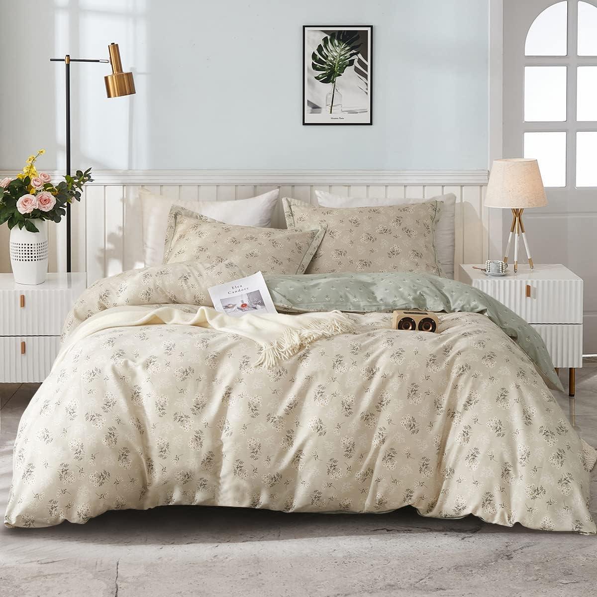 EAVD OEKO-TEX Certified vs Reversible Green Duvet Covers: Cottagecore Tested