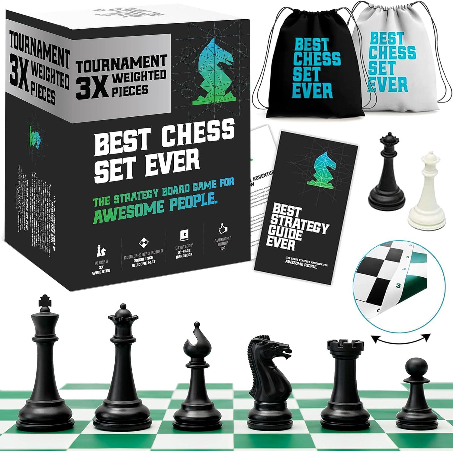Triple-Weighted Staunton vs. Compact Travel Chess Set Showdown