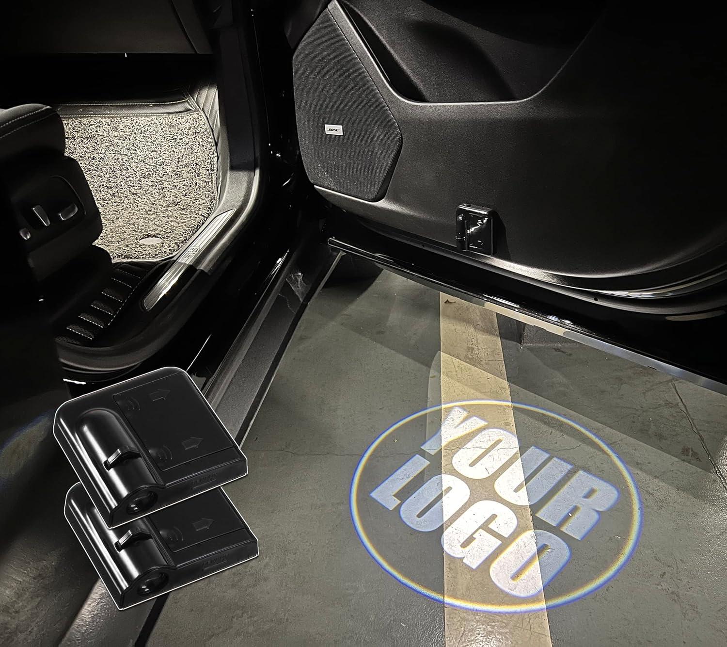 Custom Logo Lights Versus Standard – Tested Welcome Step Lights… Car Door Trend