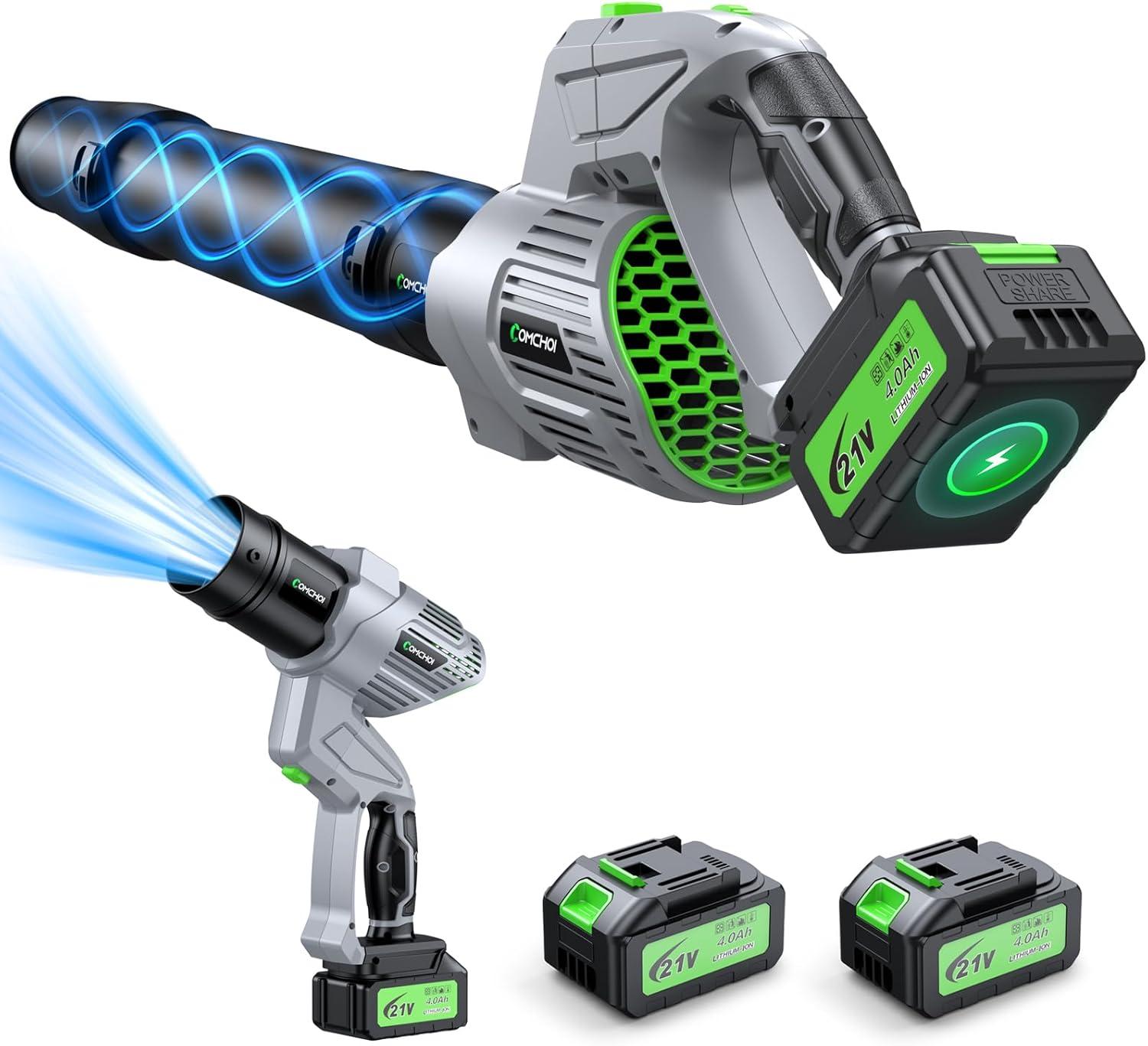 Cordless Leaf Blower's Quick Power Tested for Small Jobs