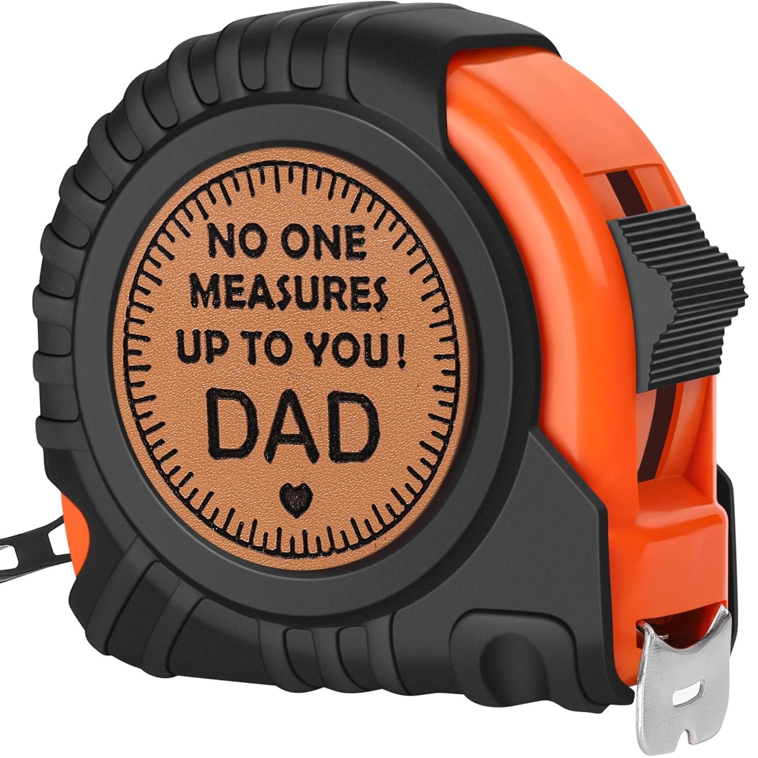 Surprising Tools Tested: Engraved Leather vs. 25 FT Tape for First Dad