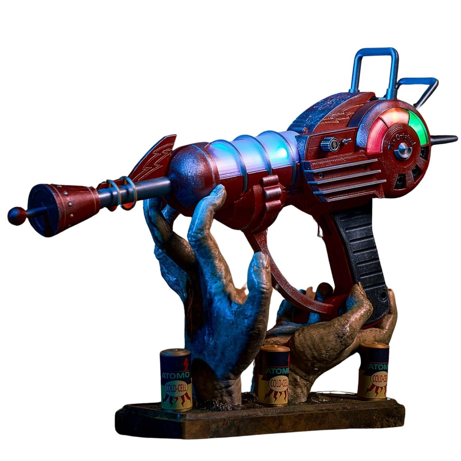 Ray Gun LED Lighted vs. Handmade Cosplay Collectable: Stand Included or Craftsmanship Tested?