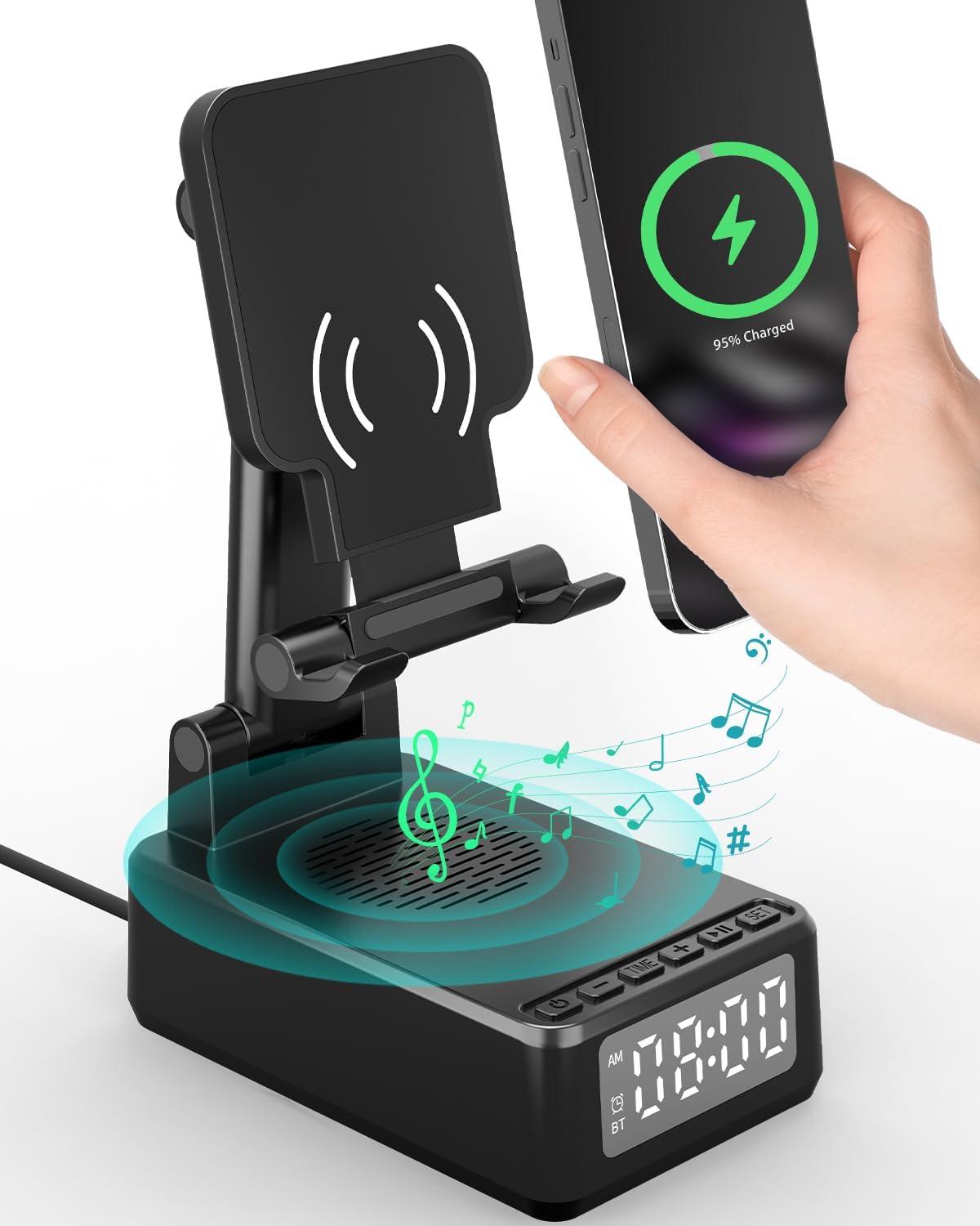 Bluetooth Speaker & Digital Alarm Clock Showdown: Phone Stand Tested for Holiday Gift Shopping