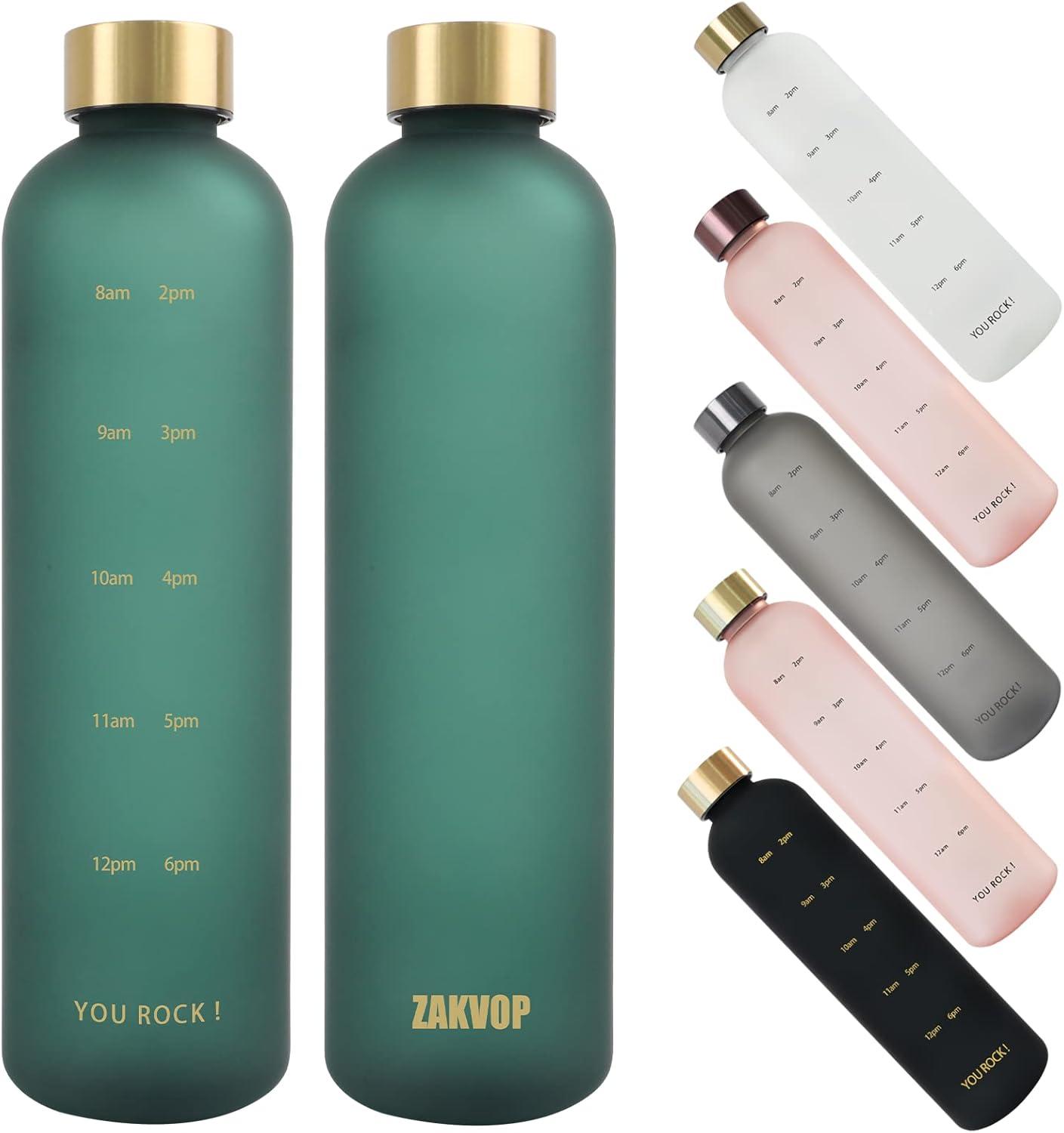 Showdown: 32oz Time Marker Bottle for Eco-Conscious Hydration