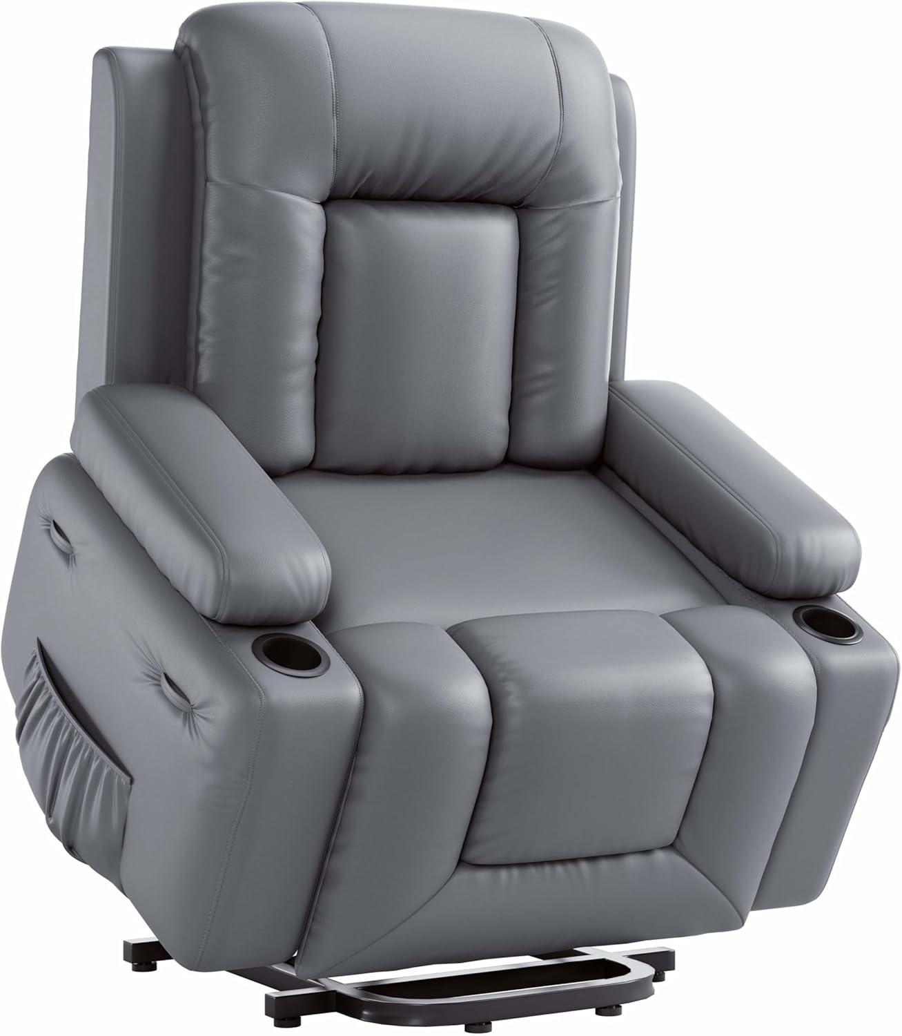 Power Lift Recliner Chair Tested: Heat, Massage, Faux PU, Adjustable Back, Heavy-Duty for Aging Seniors-Surprising Comfort?