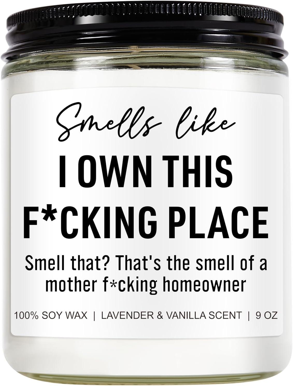 Funny Scented Candles vs. Housewarming Gifts - 9 oz Tested for New Homes