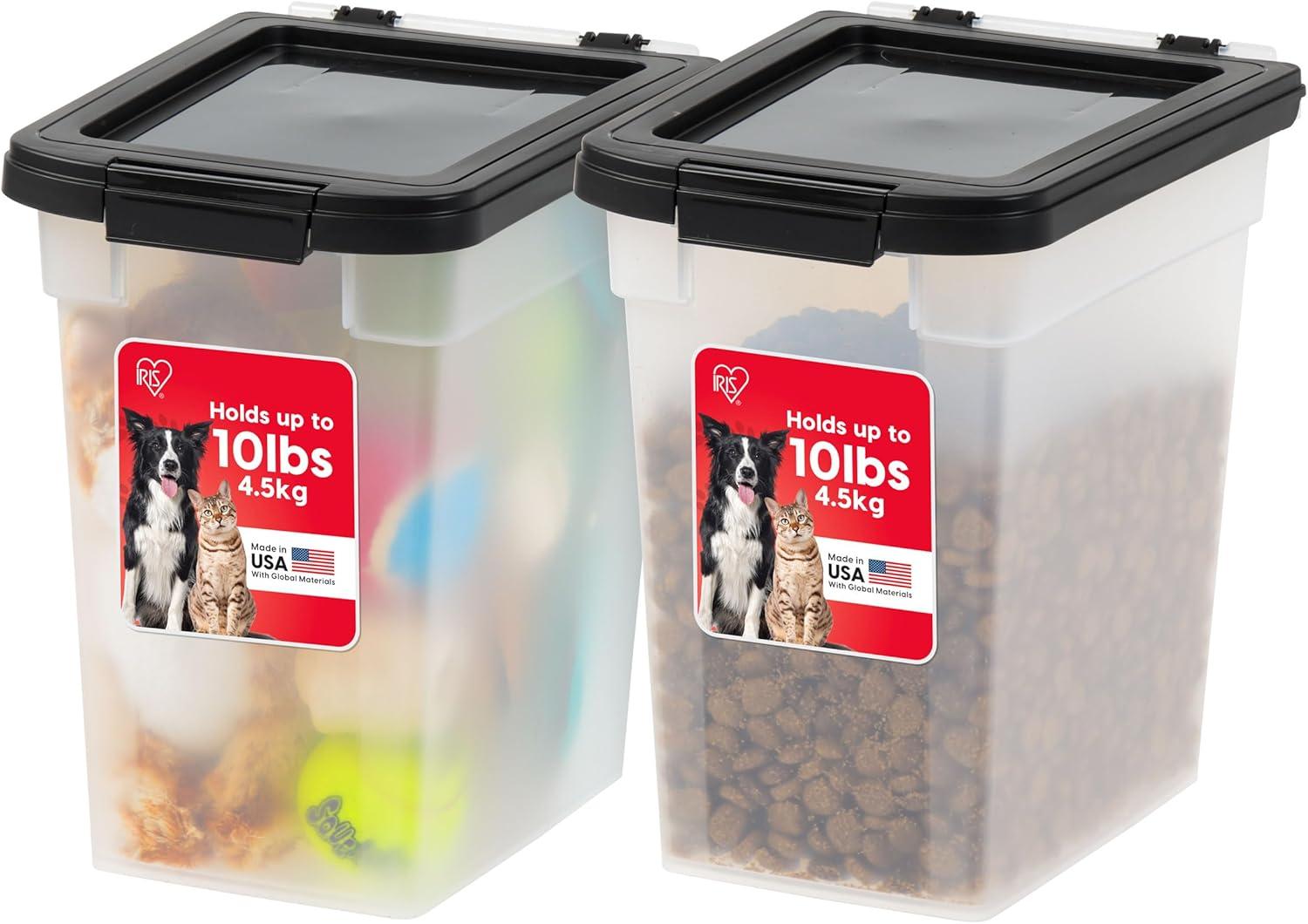 IRIS USA Airtight Pet Food Showdown: 2-Pack vs. BPA-Free Tested for Freshness