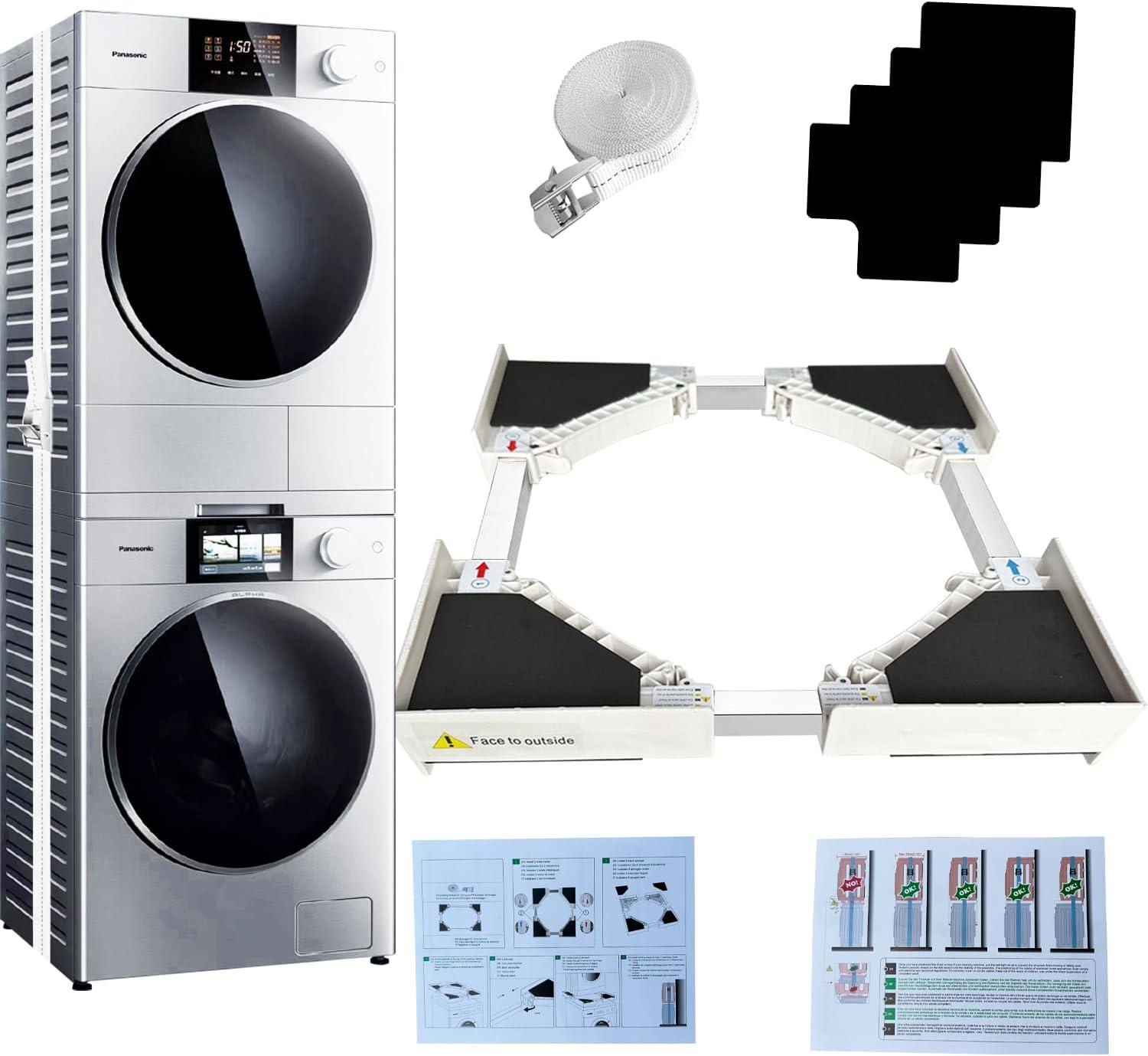 Tested Space-Saver: Sturdy Stacking Kit for Washer & Dryer