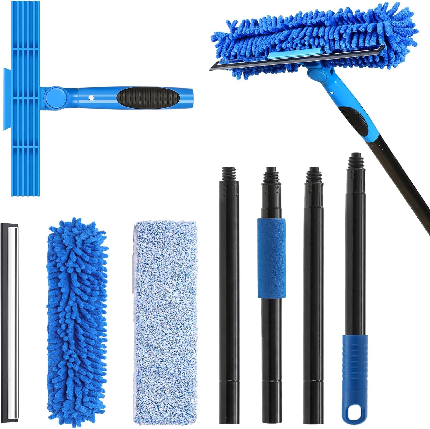 VITEVER Window Squeegee Showdown: 69'' Pole & Rotating Head Tested for Effortless Cleaning