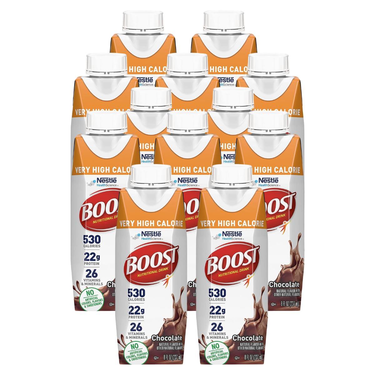 Boost's Natural Flavor, No Artificial: High-Calorie Nutritional Drink Tested for