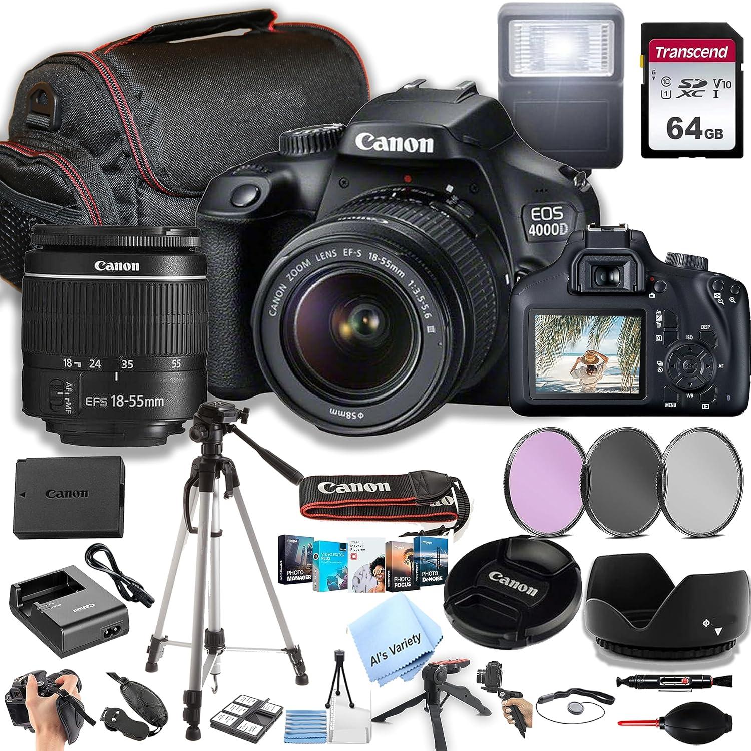 DSLR Tested: 18-55mm Zoom, 64GB Memory, Filters, & Portable Bundle (Surprising Insight)