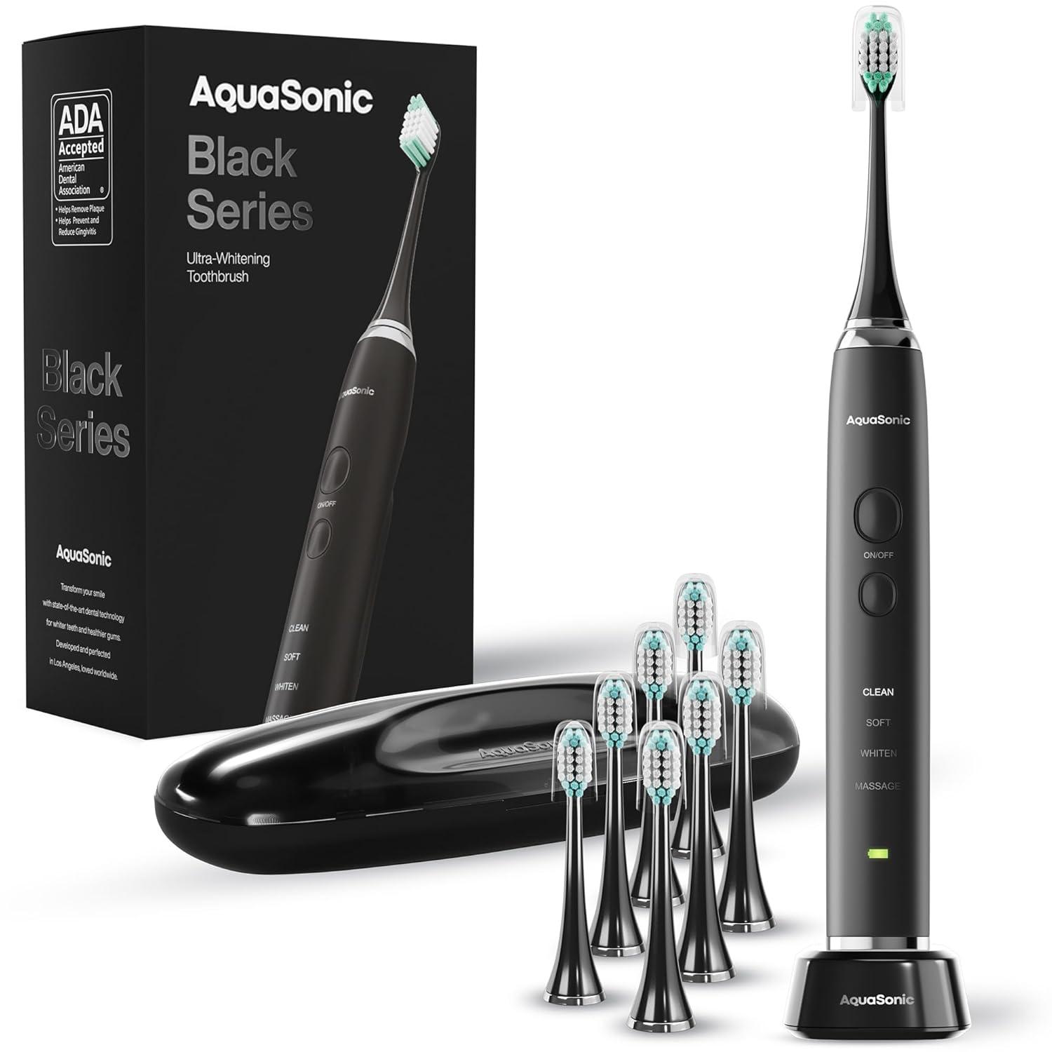 Versus: Aquasonic Ultra Whitening - 40K VPM & 8 Heads | Tested for Surprising Oral Care Benefits (Wireless Charging?)