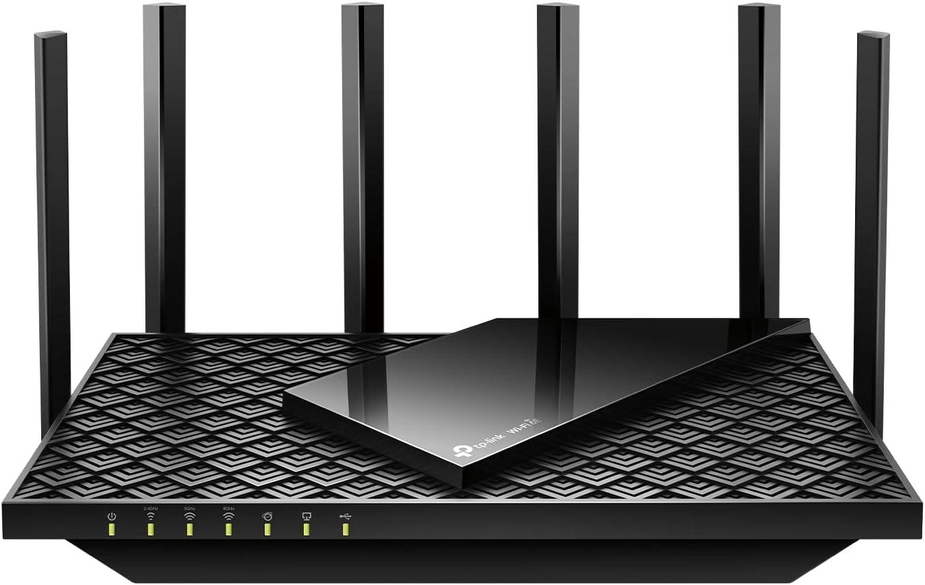 WiFi Router Showdown: TP-Link AXE5400's Tri-Band, Gigabit, Gaming, WPA3, Black