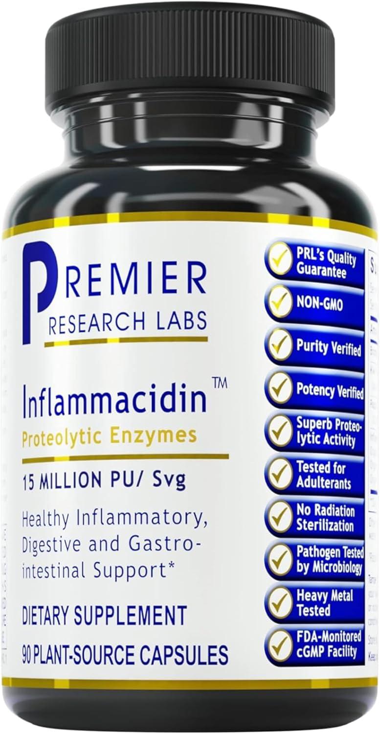 Anti-Inflammatory Diet Showdown: Food List vs. 90-Cap Enzymes for GI Health