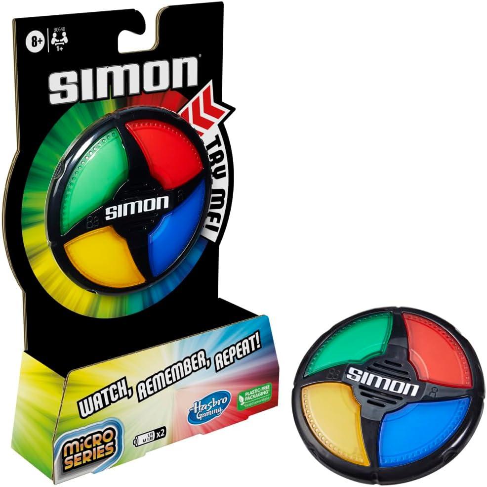 Hasbro Simon Micro Series: Tested in Electronic Games - Compact, Classic Fun for Kids!