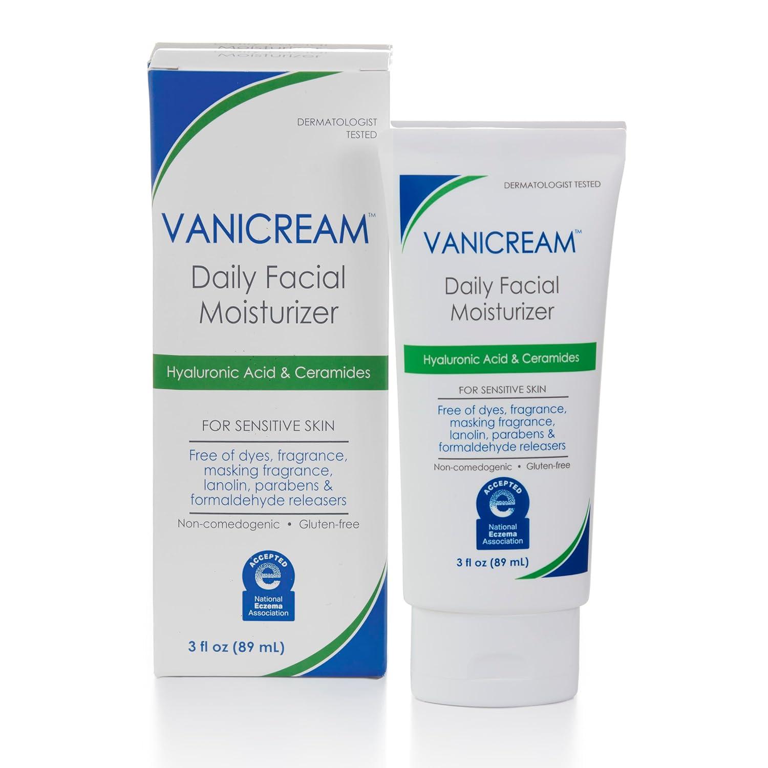 Vanicream Facial Moisturizer Showdown: Hyaluronic Acid & No Irritants for Sensitive Skin…