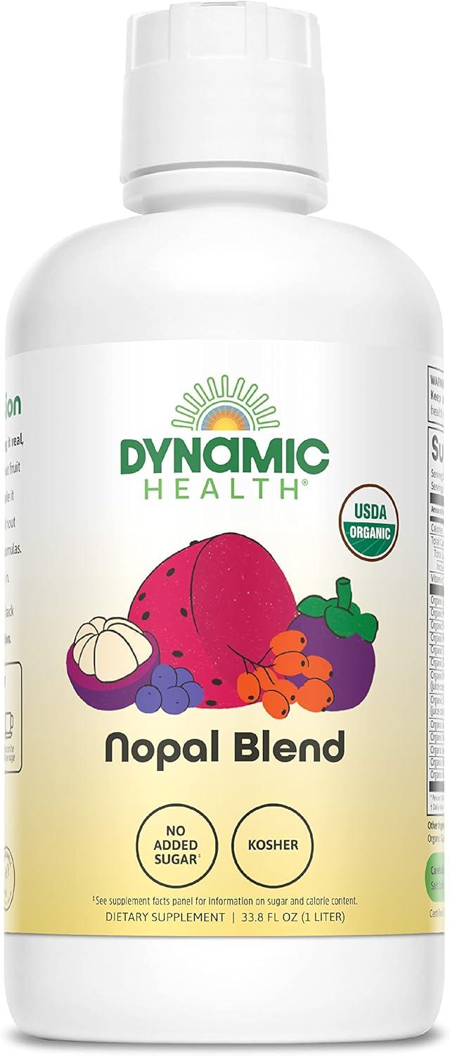 Dynamic Health Nopal Blend vs Acai: Surprising Nutrient & Gluten-Free Power (33.8oz)