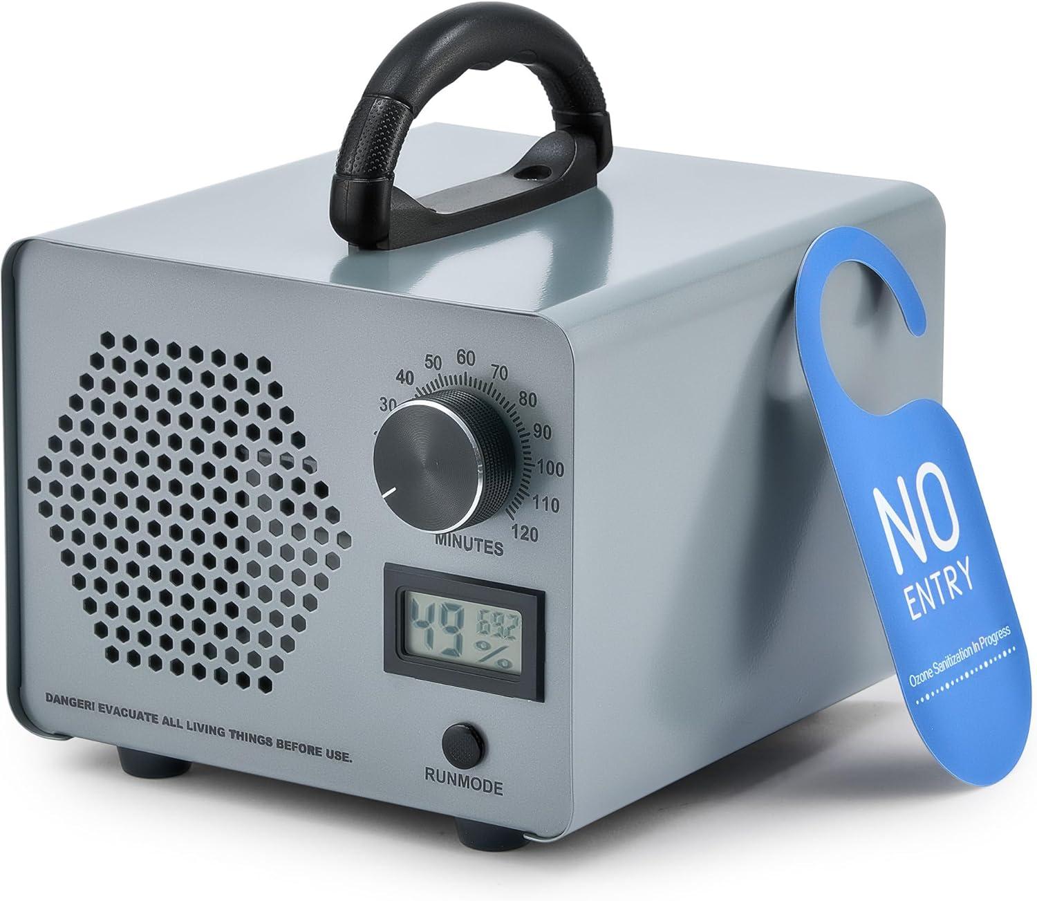 Split-Second Showdown: CREWORKS Ozone Machine vs Commercial Air Purifier's 38000 mg/h Power