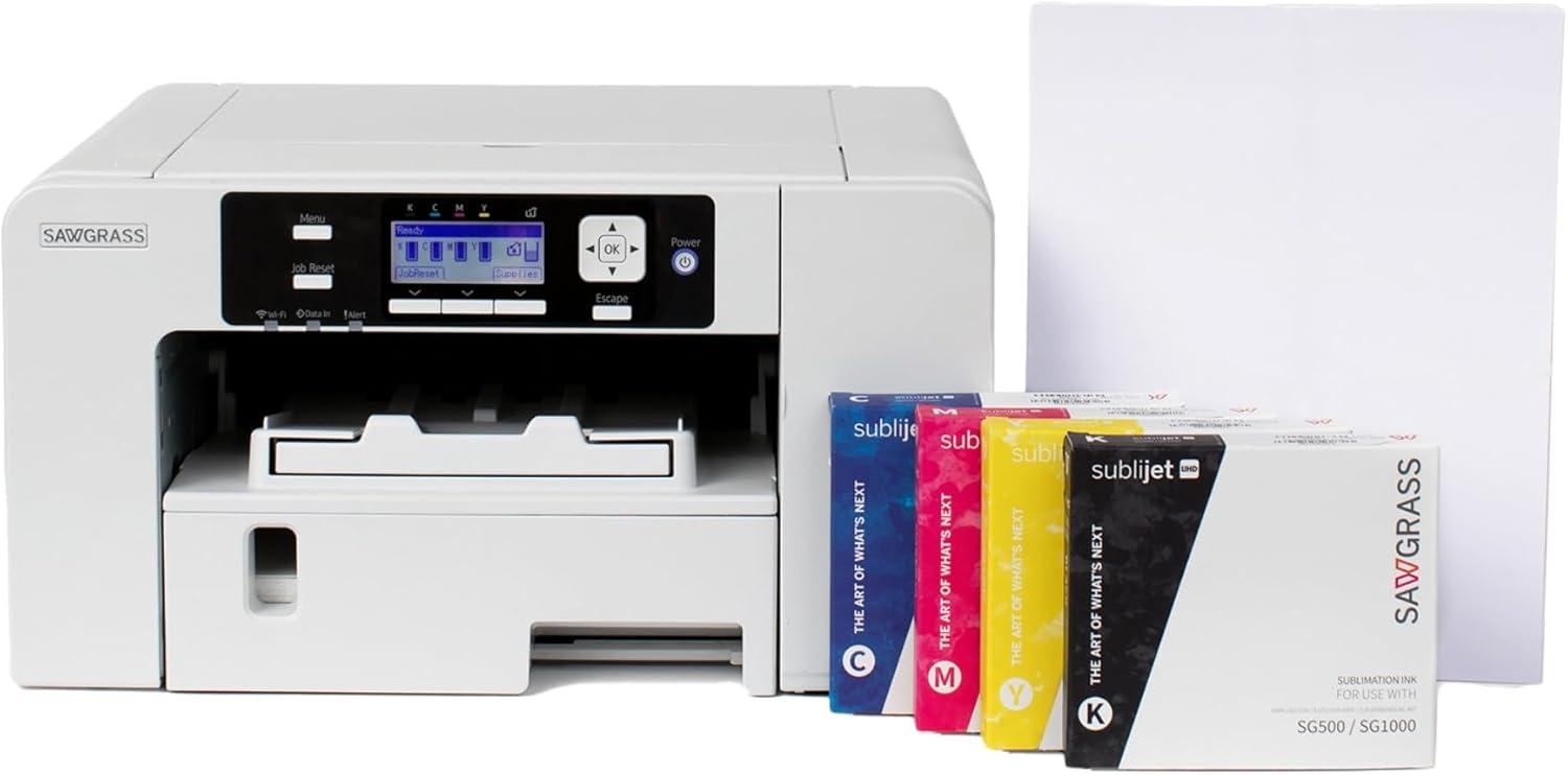 Sawgrass SG500 Sublimation Printer Showdown: Wi-Fi, UHD Inks, TruePix's Surprising Design Edge for Custom Creations?