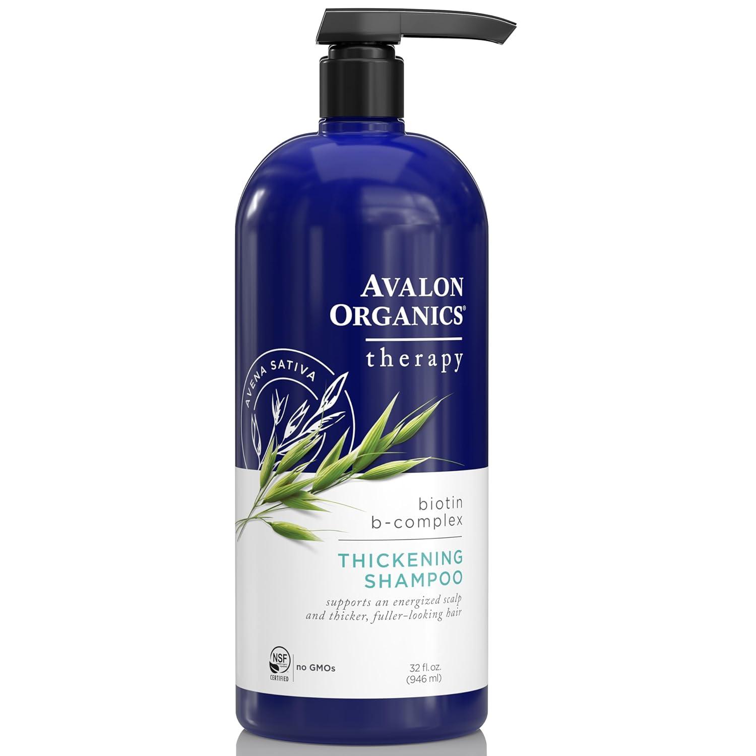 Avalon Organics Thickening Shampoo: Biotin B-Complex Tested Versus 32 Oz Benefits