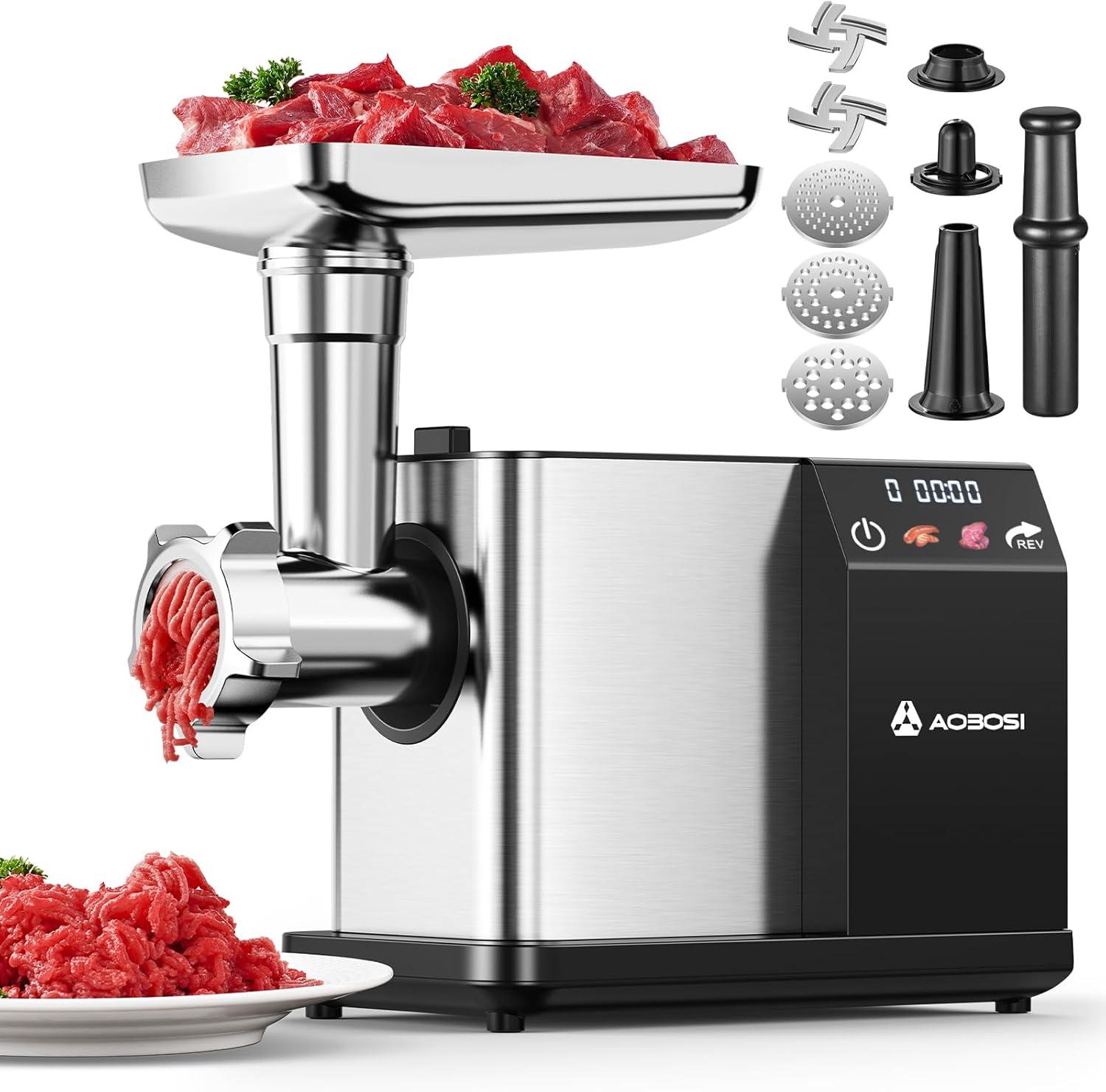 Aobosi 3000W vs AMZCHEF 500W Meat Grinders: Speed Tested for Kitchen Efficiency