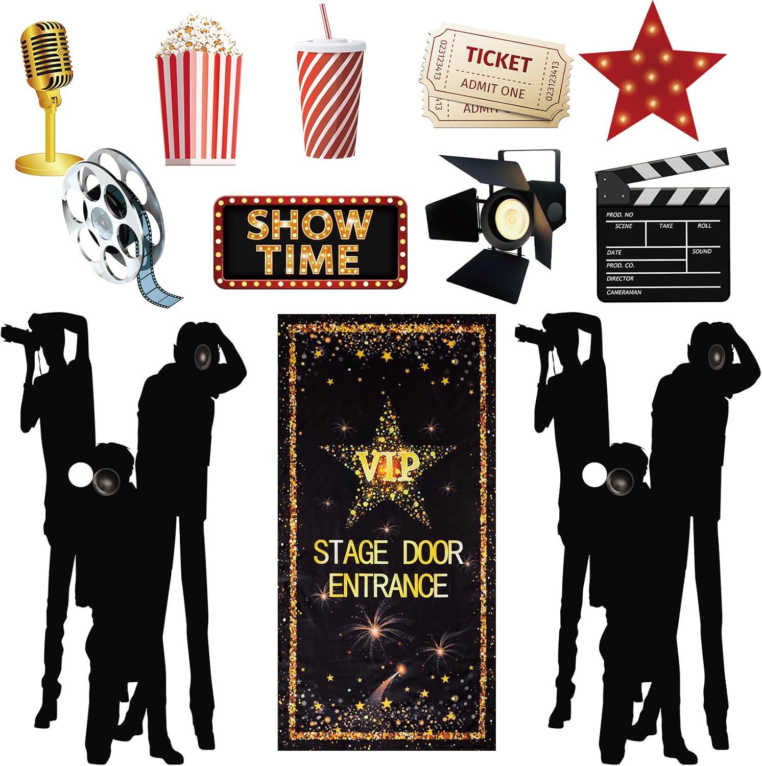 Party Decor Showdown: 14-Piece Kit vs. VIP Stage Door & Paparazzi Props