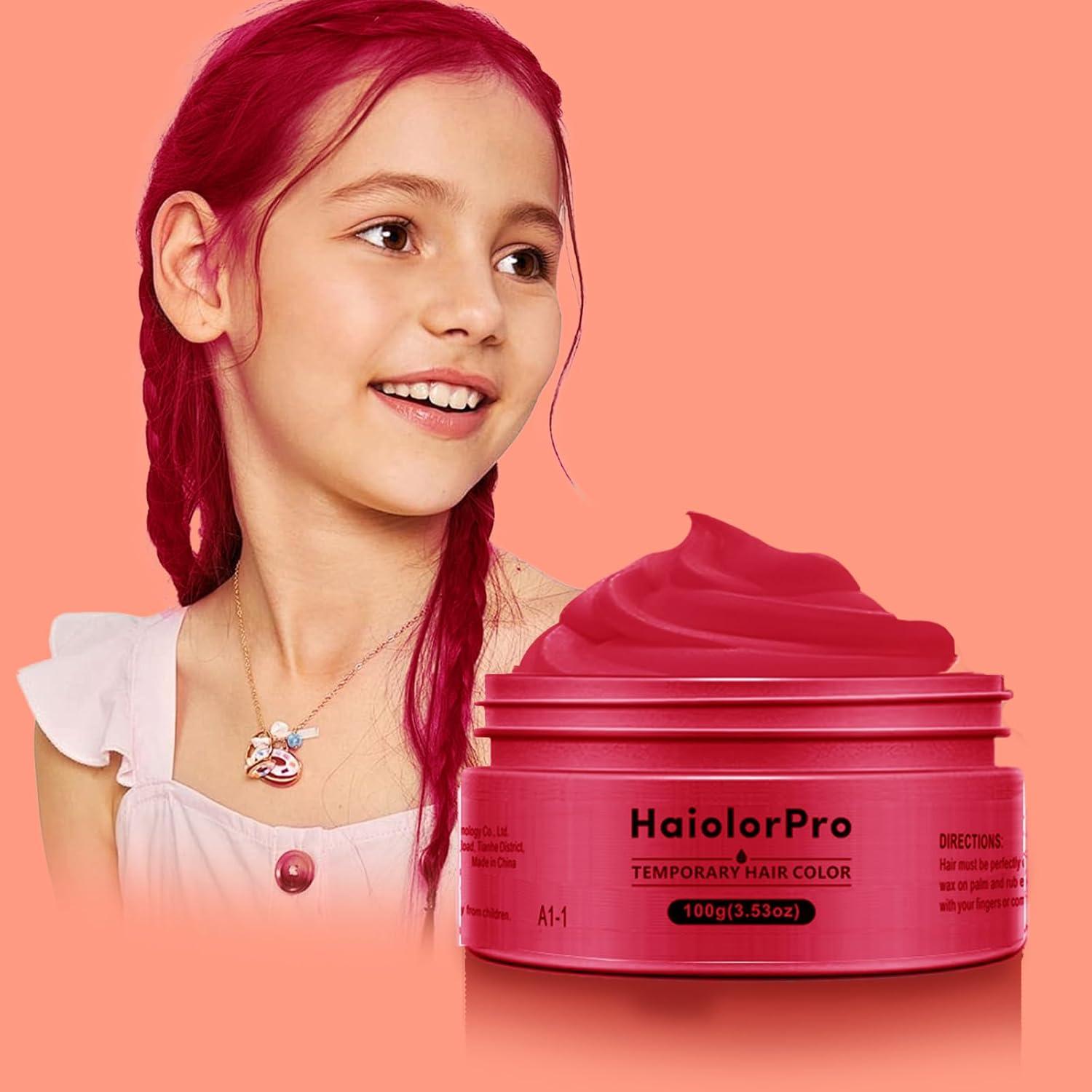 Red, Wax, Dark Hair, Washable: Halloween & Kids' Tested Safety