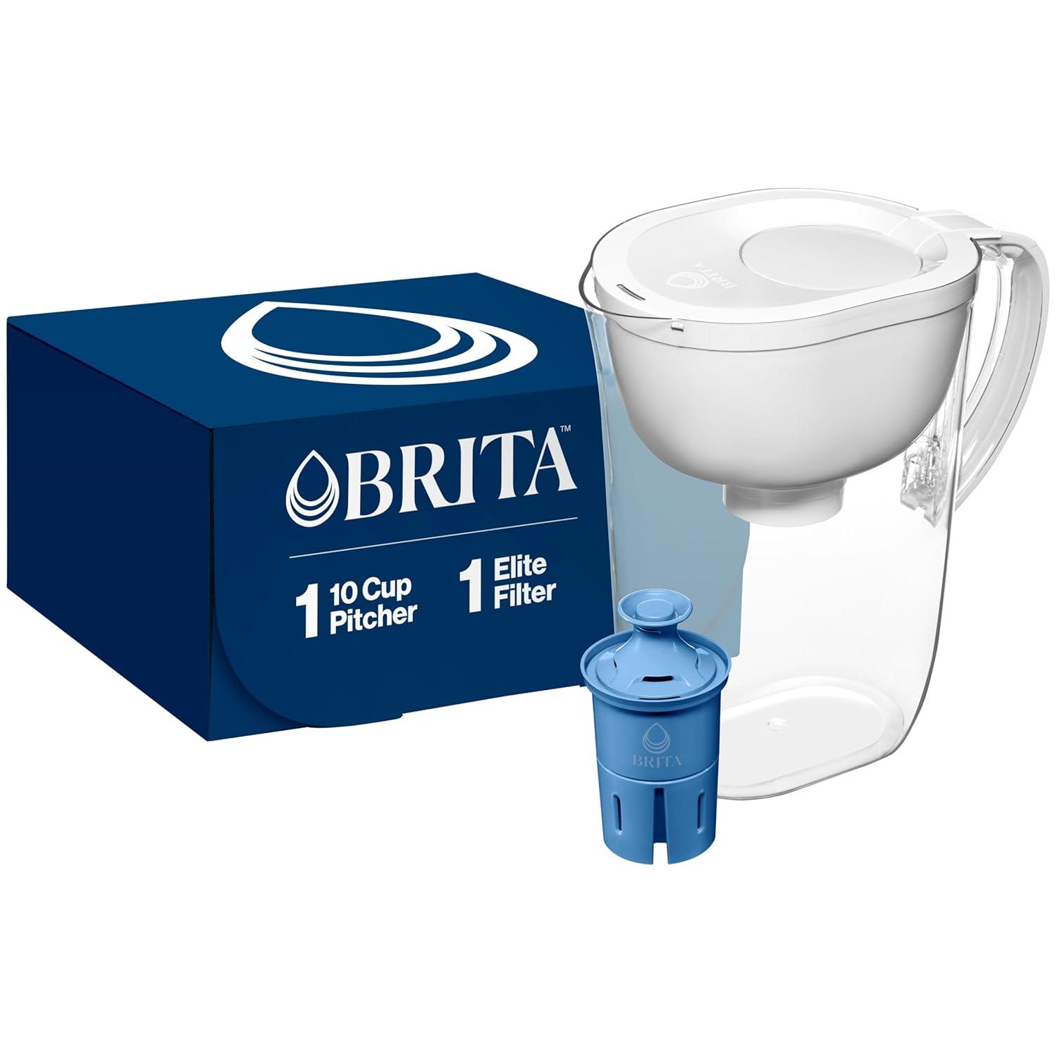 Brita vs. Everyday Elite Filter: Lead Removal Tested, 10-Cup Capacity Surprising (White Included)