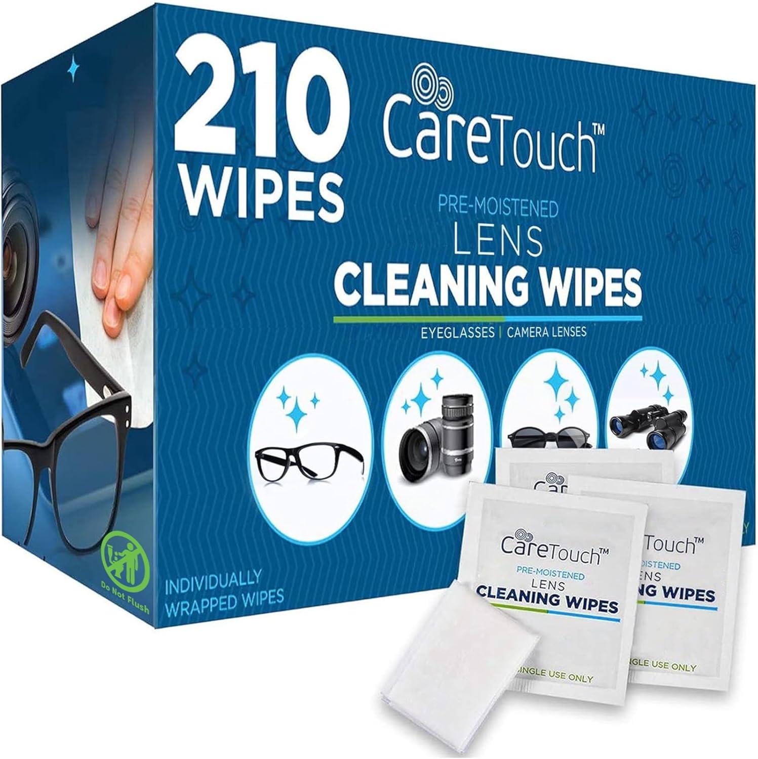 Showdown: 210 Individually Wrapped Wipes - Surprising Portability for On-The-Go Screen & Glasses Care