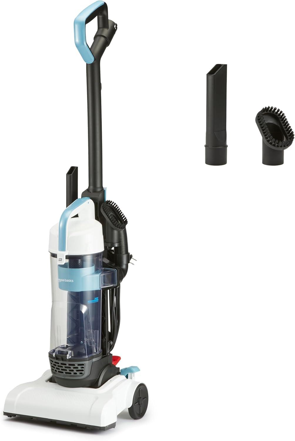 Amazon Basics Upright Bagless Vacuum Showdown: 25ft Cord, 720W, Lightweight Handle