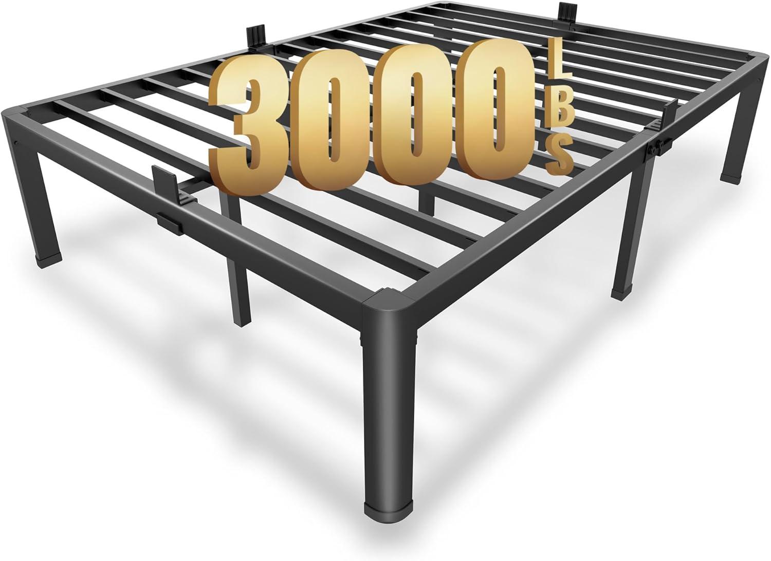 Surprising Queen Bed Frame Storage: Tested 3,500 lbs Support