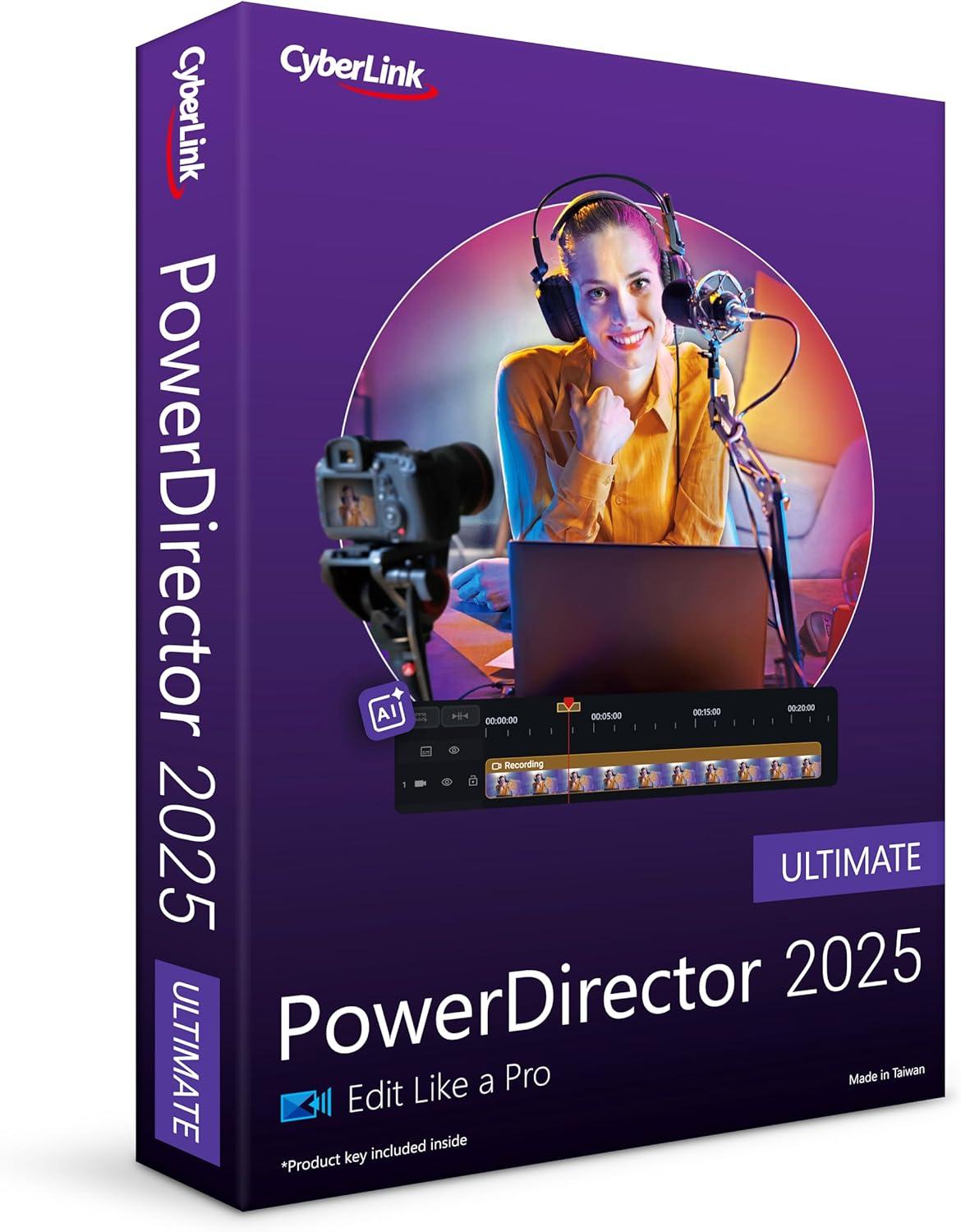 Surprising Insight: CyberLink PowerDirector 2025 Ultimate vs. Visual Effects, Slideshows, Screen Recs, & Download Code Box for Holiday Creators